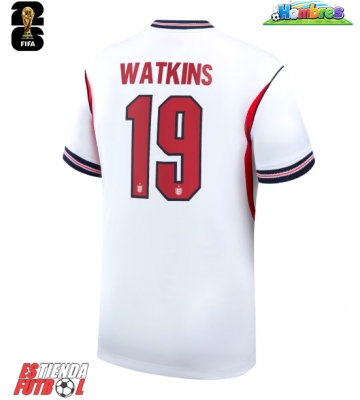 Inglaterra Ollie Watkins #19 Primera Equipación Mundial 2026 Manga Corta